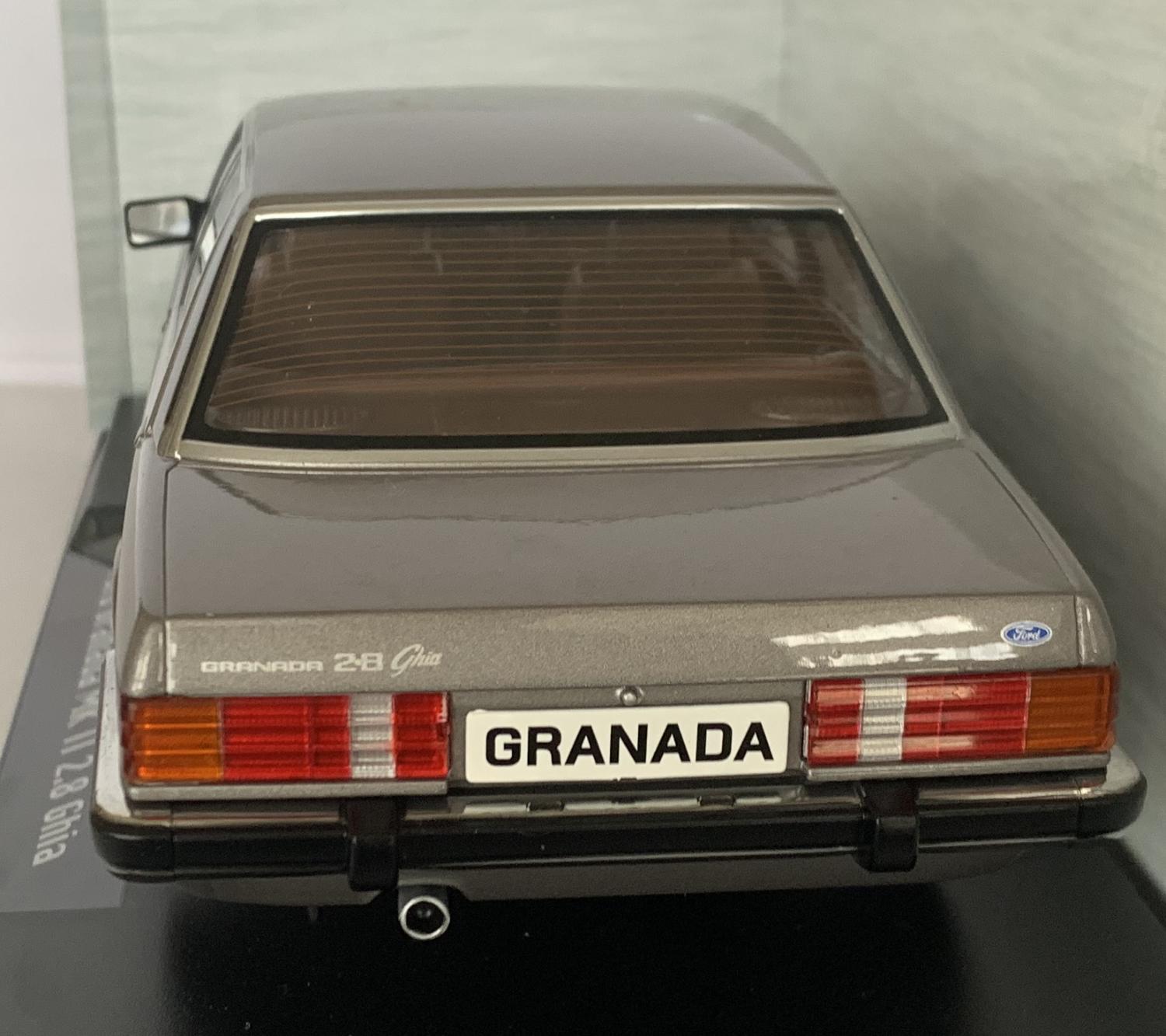 Ford Granada Mk2 28 Ghia 1981 Metallic Grey 118 Scale Model Model