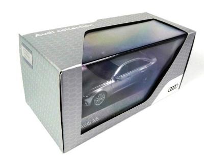 Audi A6 in taifun grey 1:43 scale model from iScale