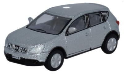Nissan Qashqai in metallic faded denim 1:76 scale model from oxford diecast, 76NQ001