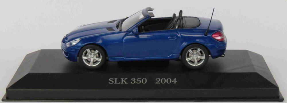 Mercedes Benz SLK 350 (R171) Convertible 2004 in blue 1:43 scale model