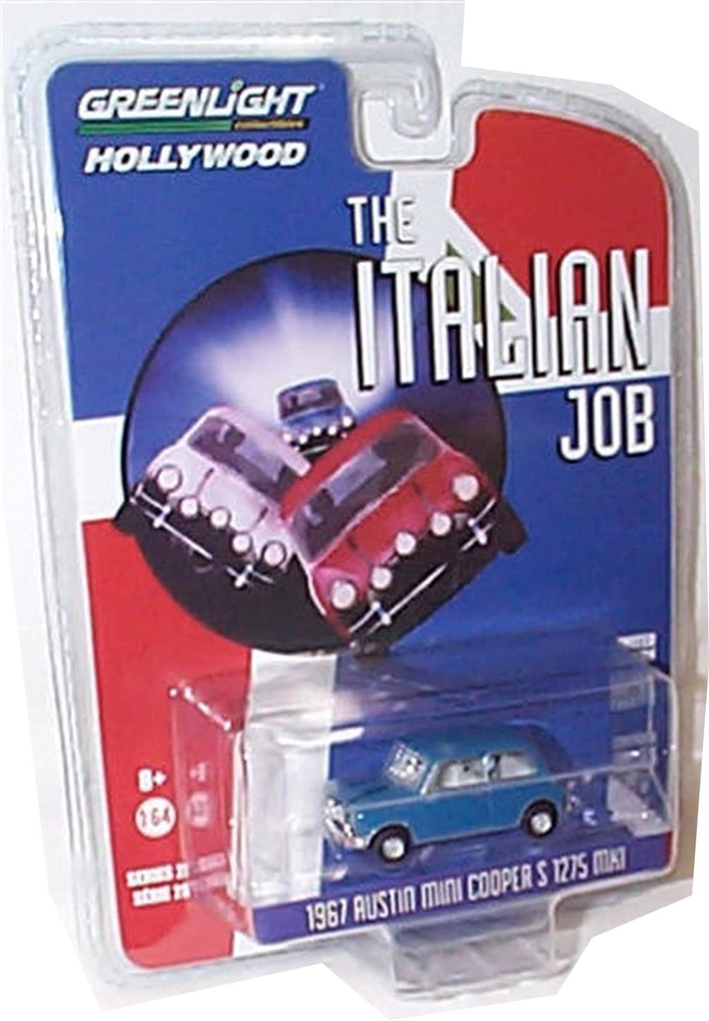 he Italian Job 1967 Austin Mini Cooper S 1275 mk1 in blue