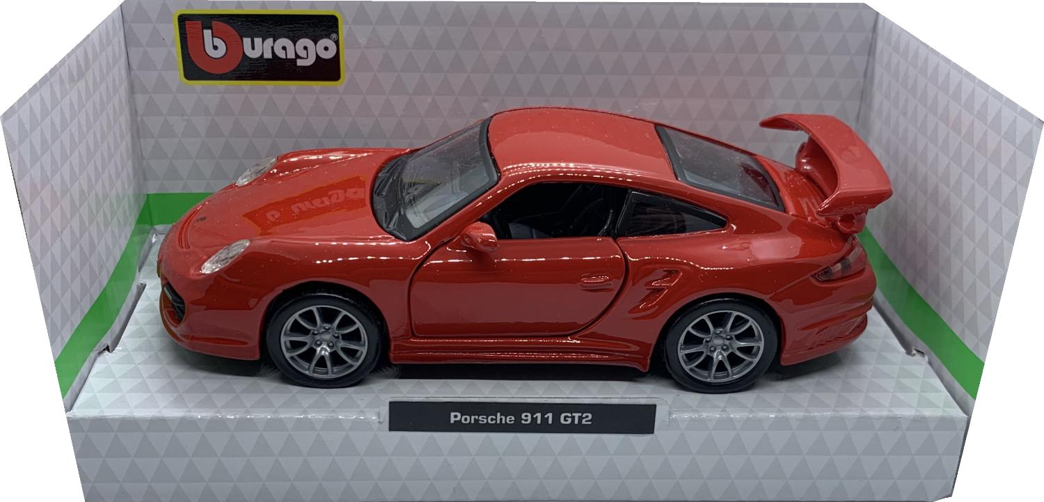 Porsche 911 GT2 in red 1:32 scale model from Bburago
