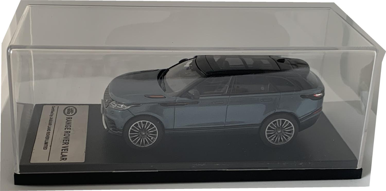 Range Rover Velar First Edition in metallic blue 1:43 scale model from LCD Models
