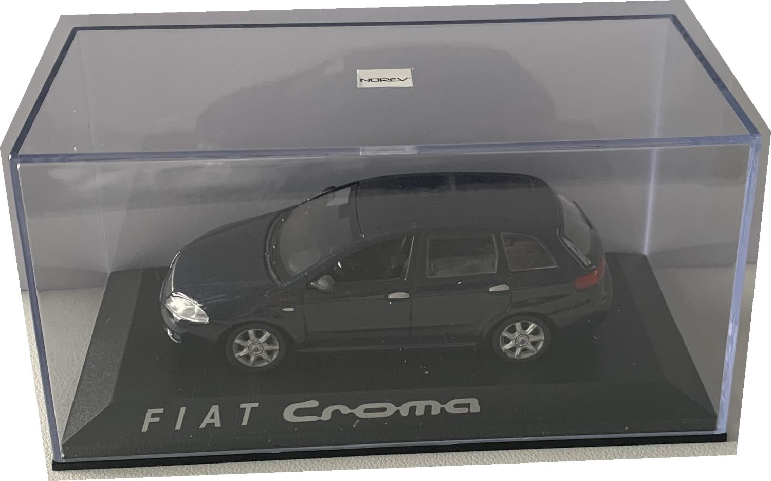 Fiat Croma 5 door estate in metallic charcoal 1:43 scale model from Norev, 771048