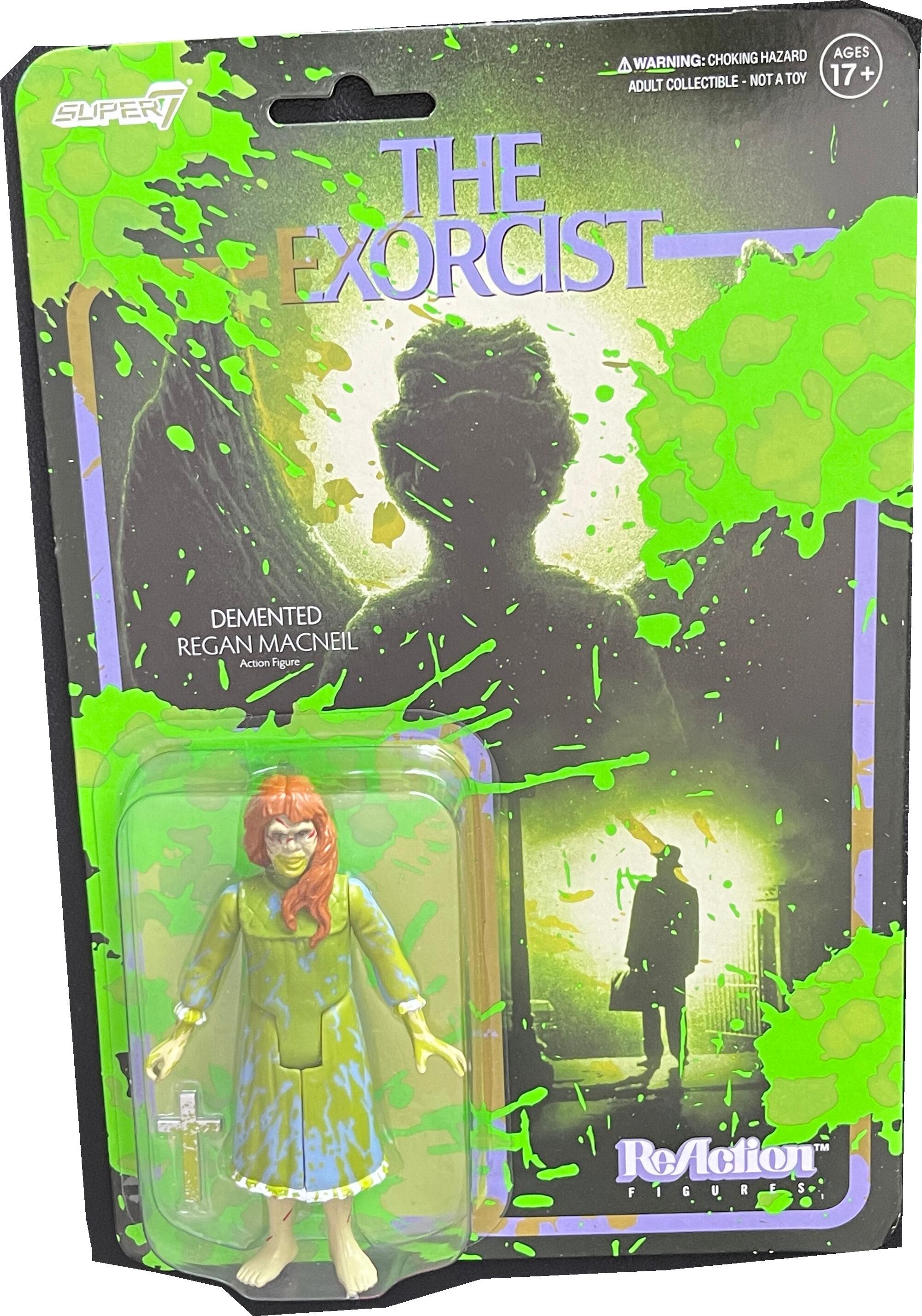 The Exorcist ReAction Wave 2 - Demented Regan  Macneil (Vomit Splatter) figure , 3.75 inches tall from Super7