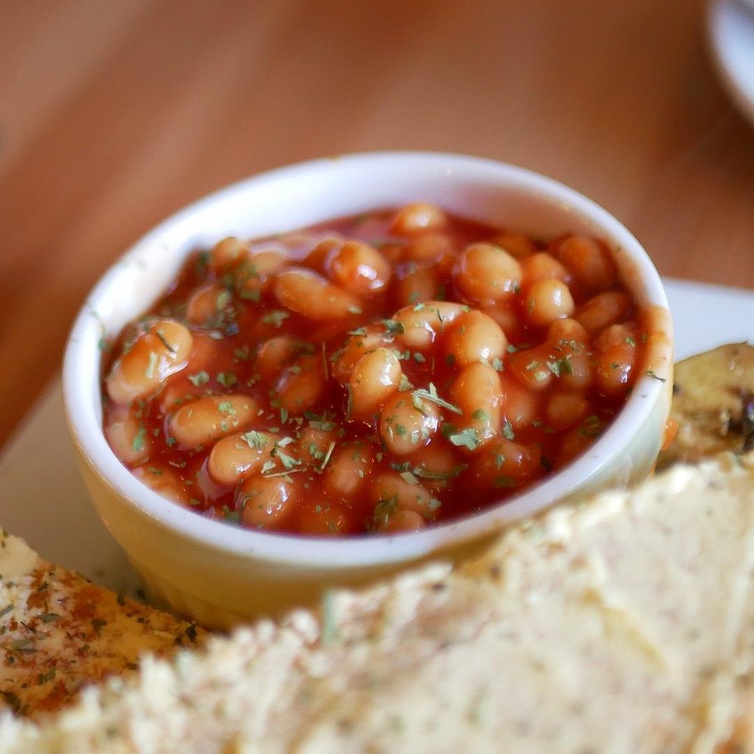 Bowl of Baked Bean in Tomato Sauce