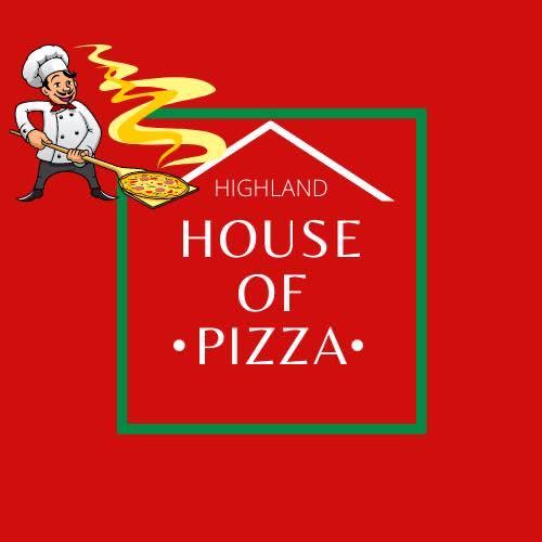 The logo for Highland House of Pizza
