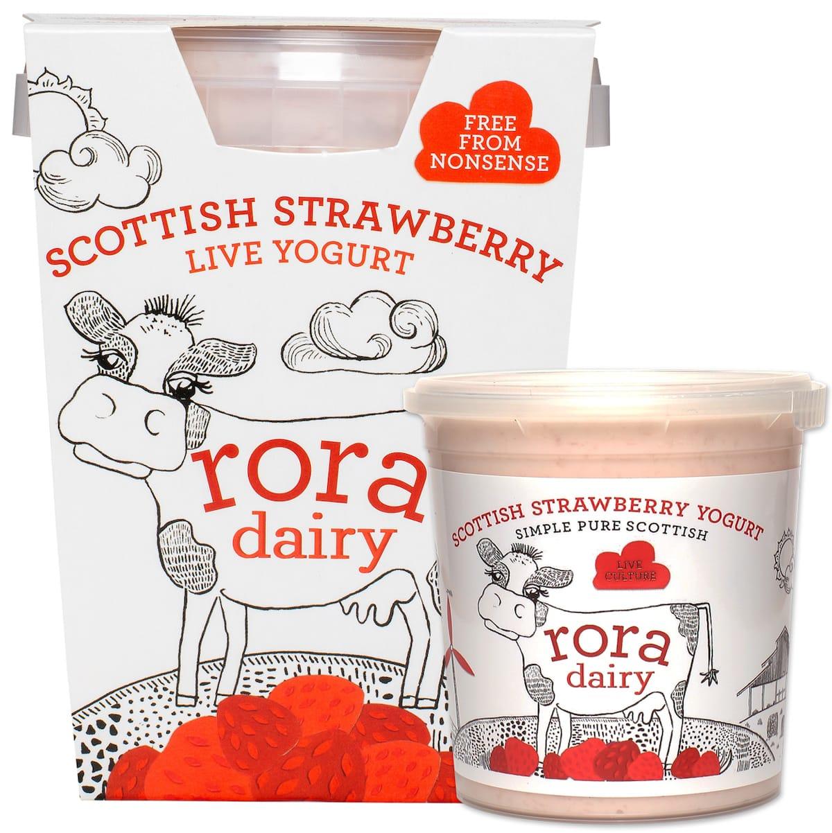 Rora Dairy Strawberry Yogurt