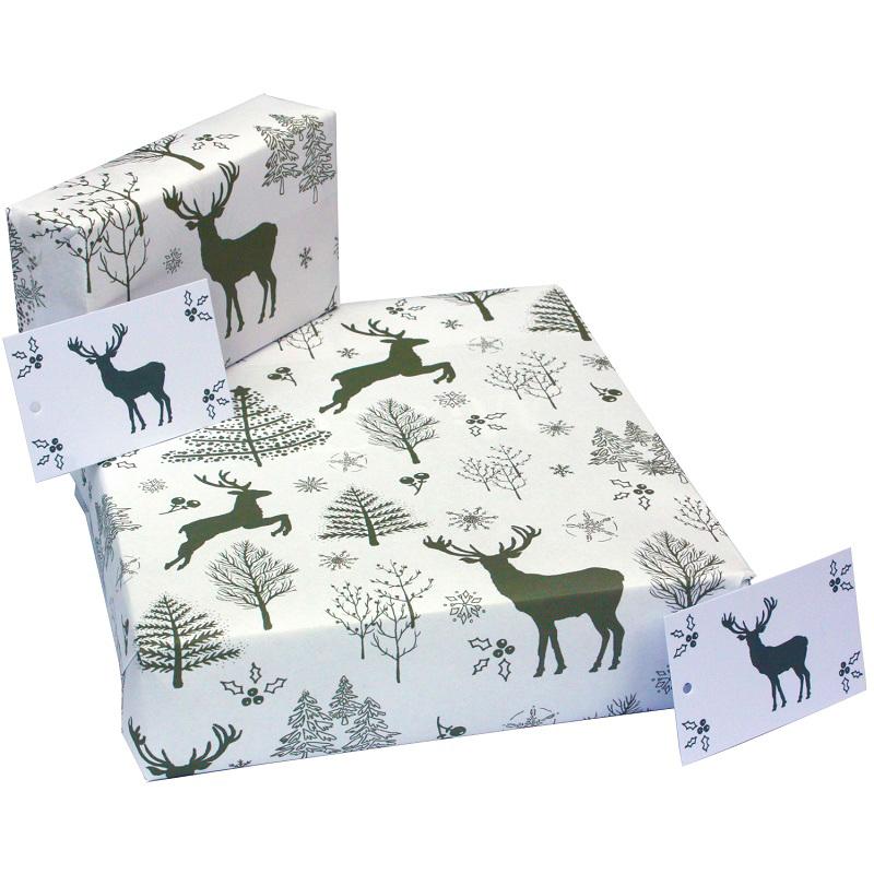 Scandi Deer Gift Wrap