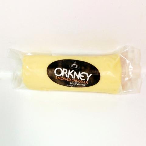 Orkney Smoked Cheddar with Garlic