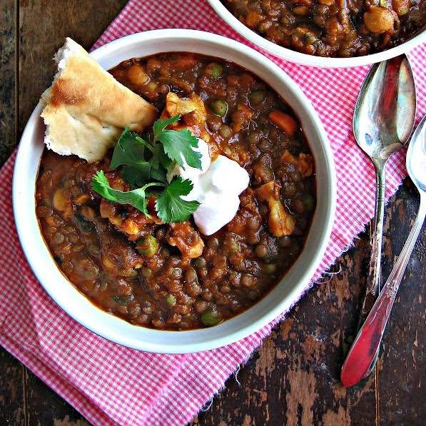 Lentil and Spinach curry by Zepice