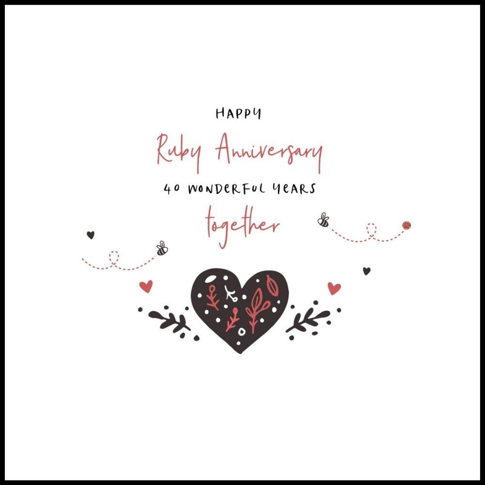 ruby anniversary...40 wonderful years