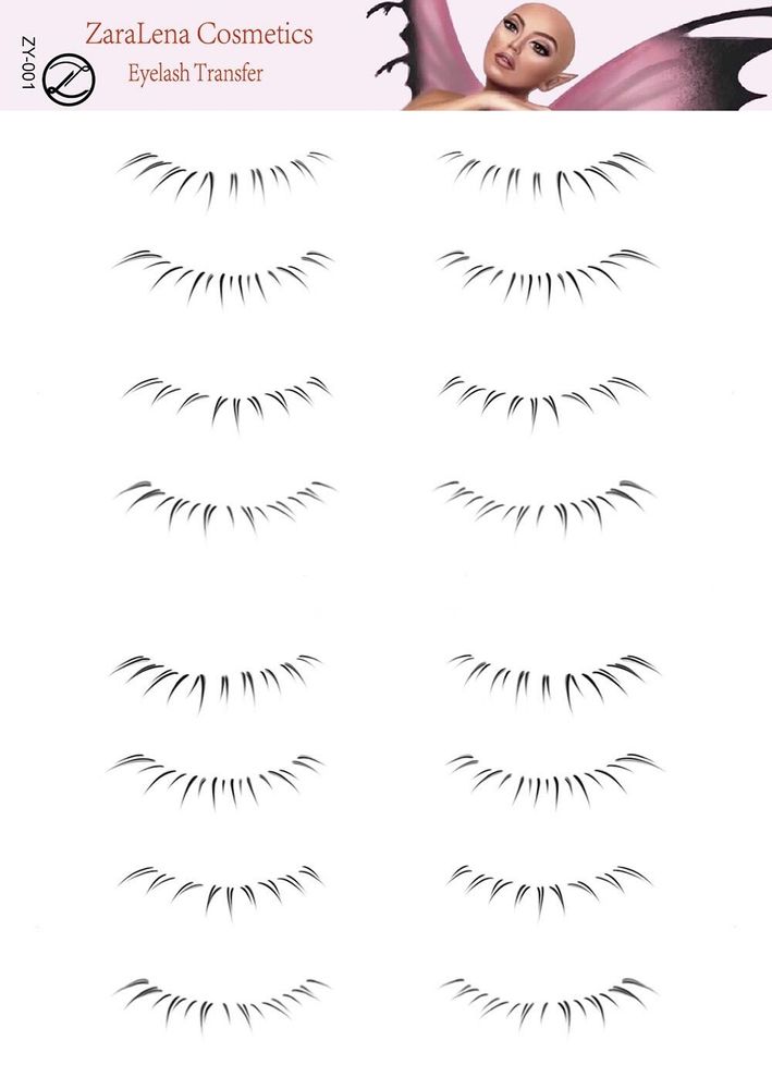 Bottom EyeLash Transfers