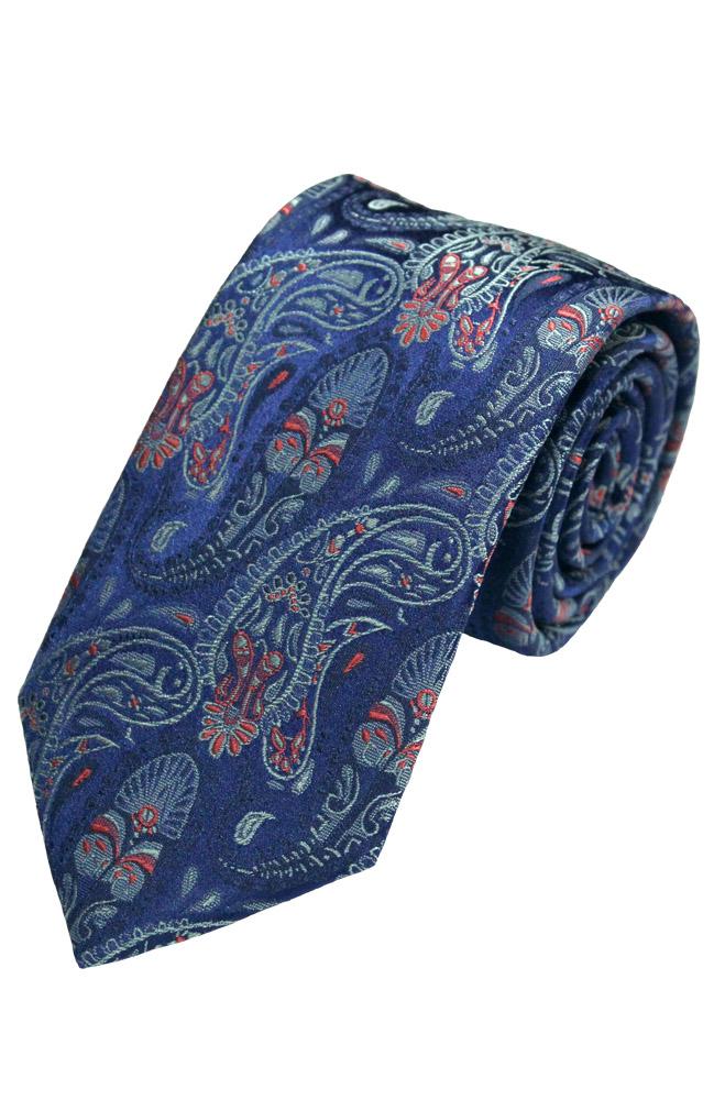 Peacock Silk-Blend Tie