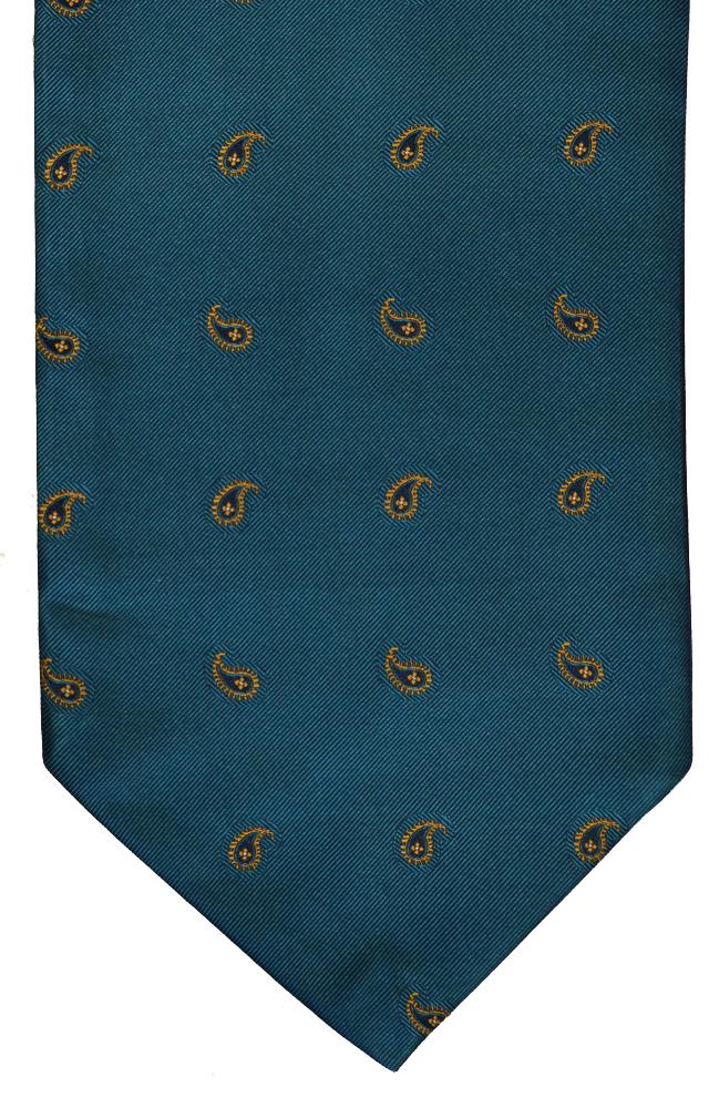 Woven Mini Paisley Silk Cravat