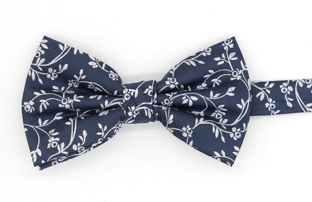Mix-and-Match Leafy Floral Bow Tie