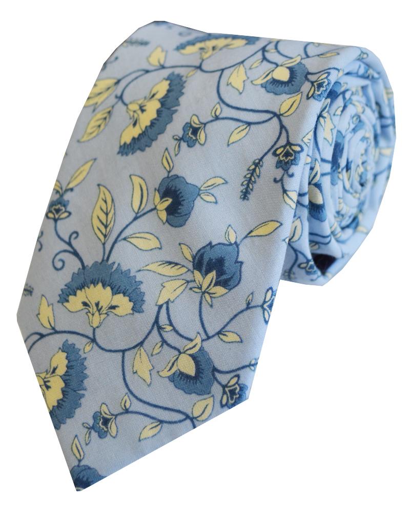 Floral Cotton Tie