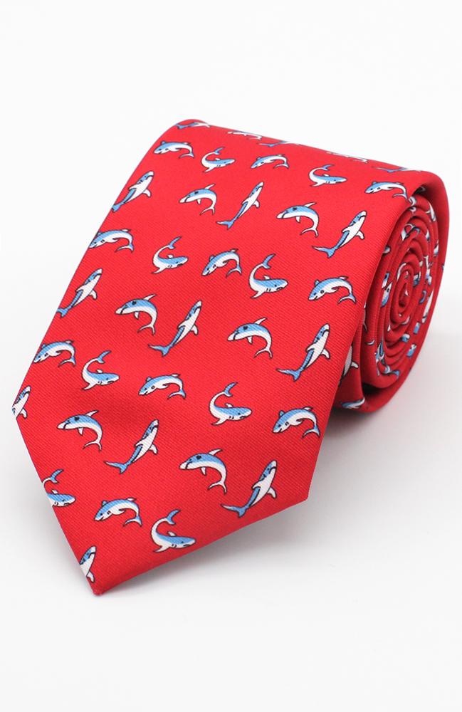 Shark Printed Tie
