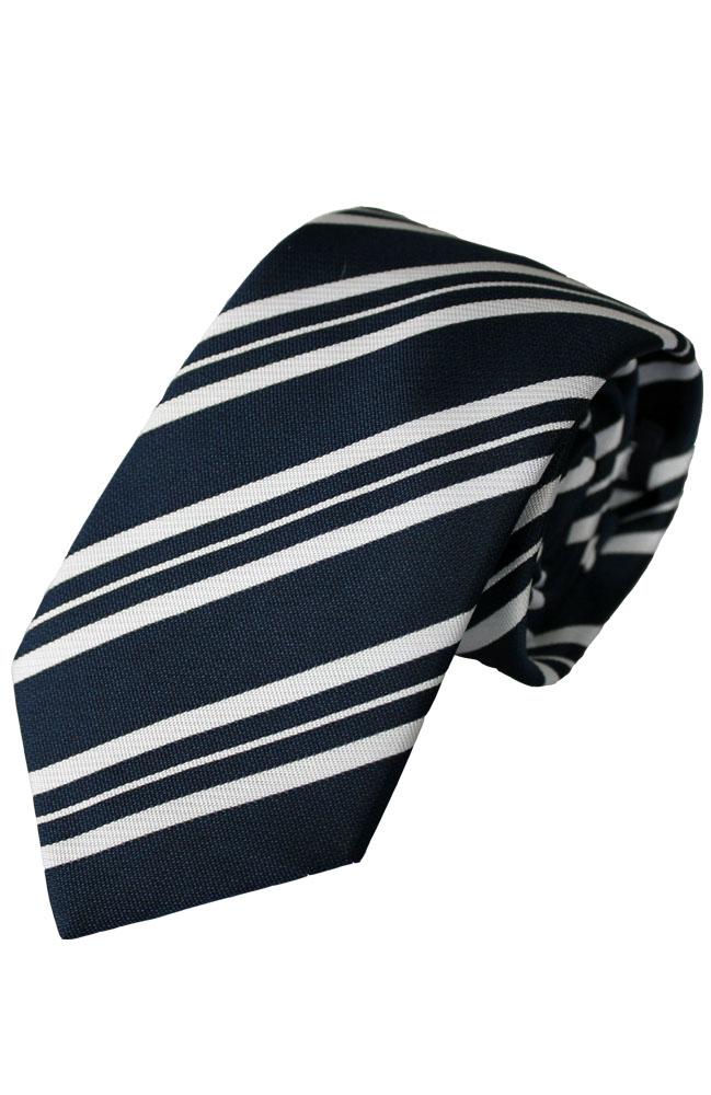 Striped Poly Tie