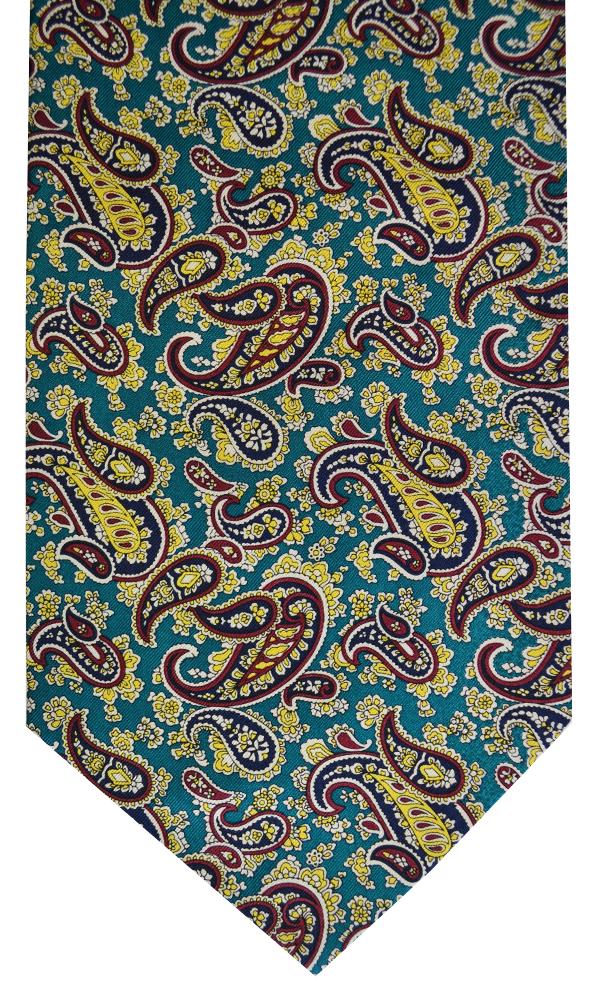 Printed Silk Paisley Cravat