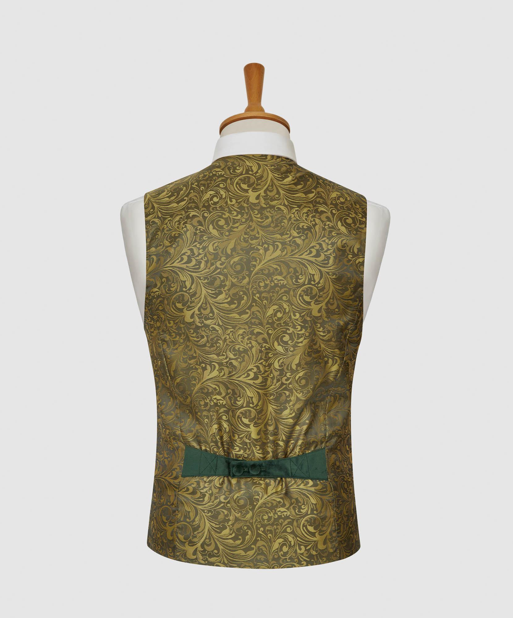 Patterned back clearance waistcoat