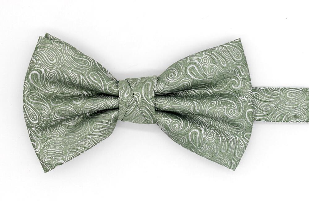 Mix-and-Match Wedding Paisley Bow Tie