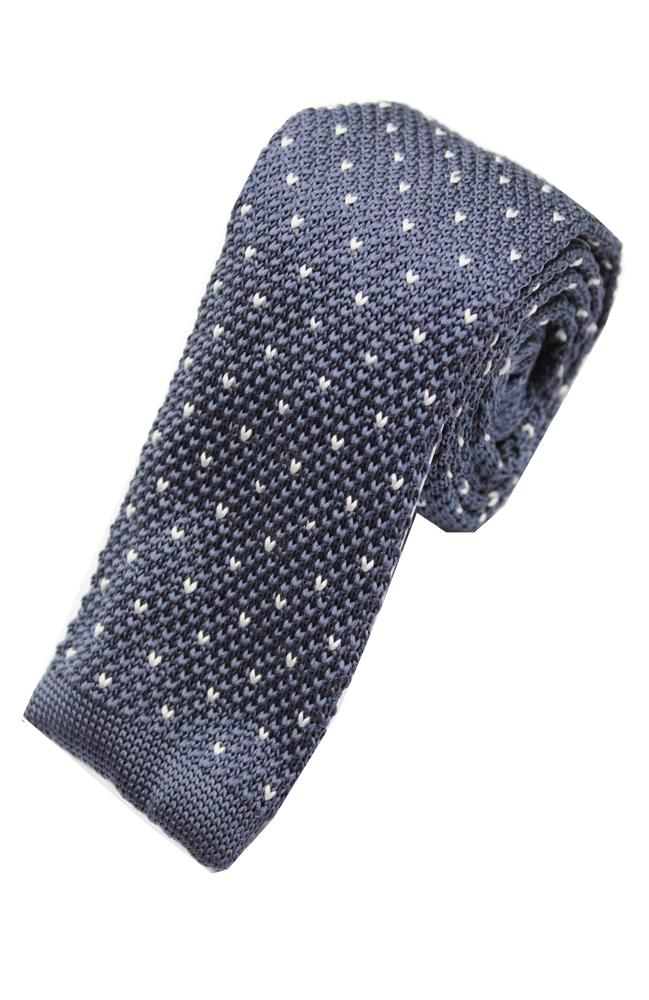 Mini Chevron Knitted Tie