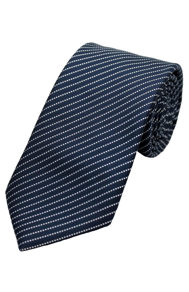 Navy Tie - Stripe