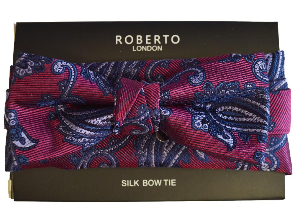 Slim Silk Bow Tie And Hank Set