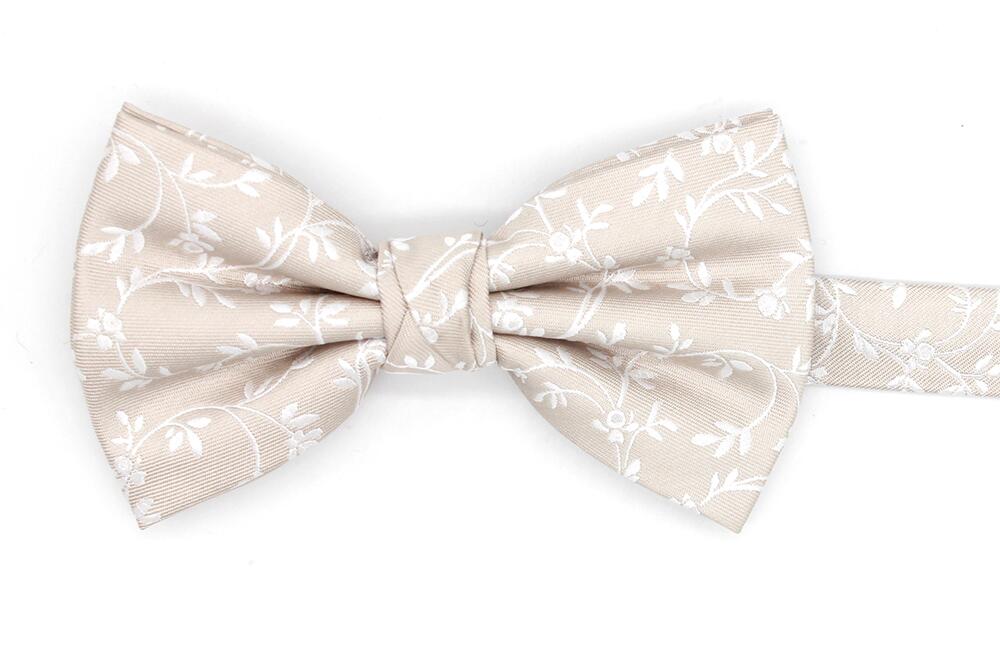 Mix-and-Match Leafy Floral Bow Tie