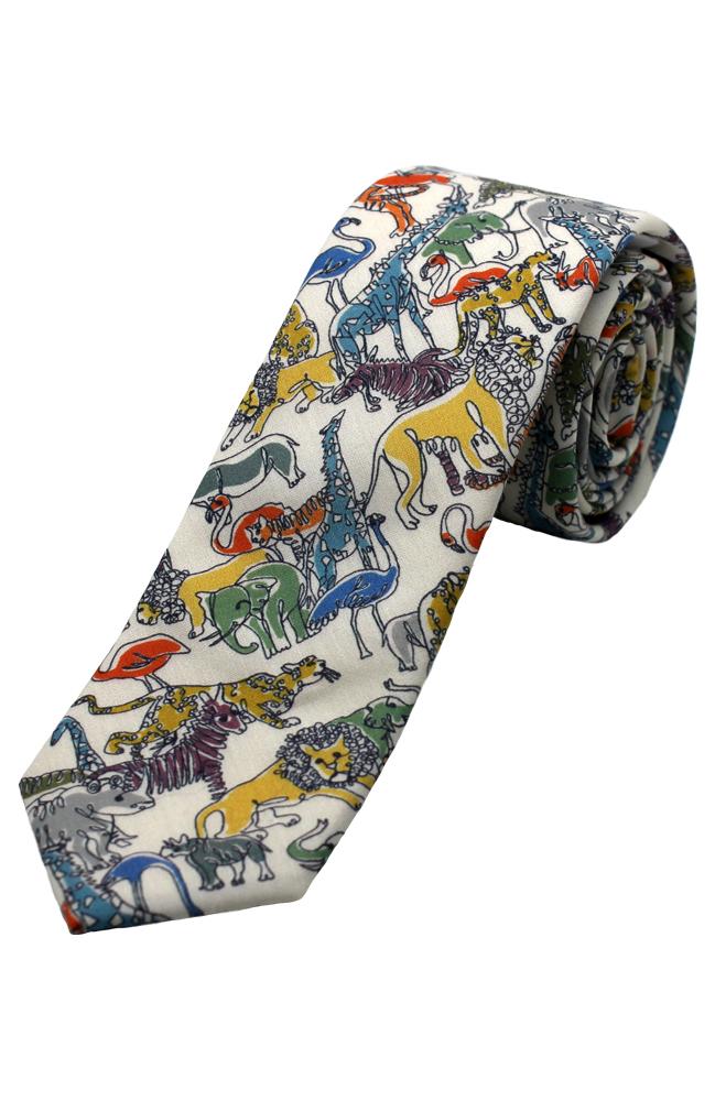 Boys Tie Made With Liberty Fabric