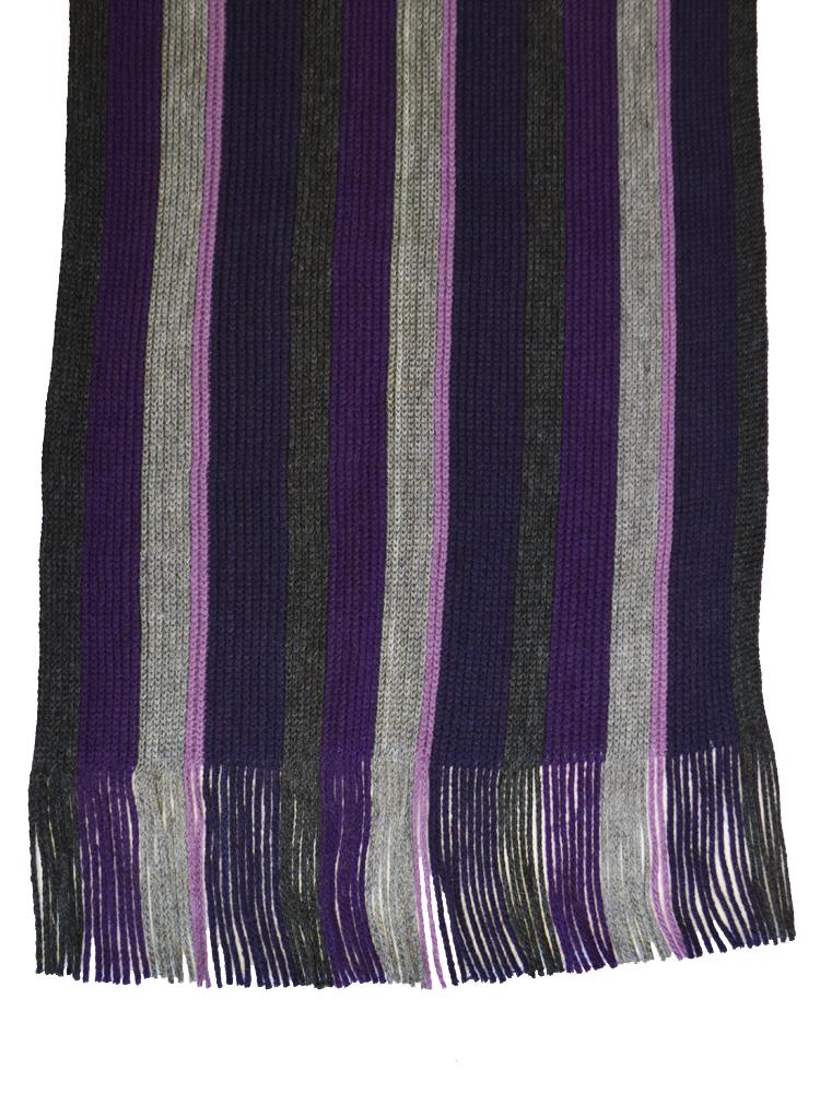 Stripe Knit Scarf