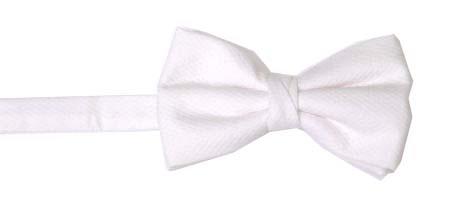 White Marcella Ready Tied Bow Tie