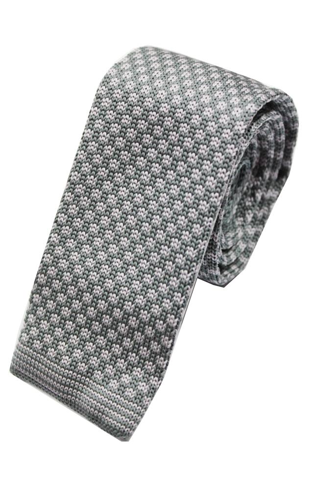 Check Knitted Tie