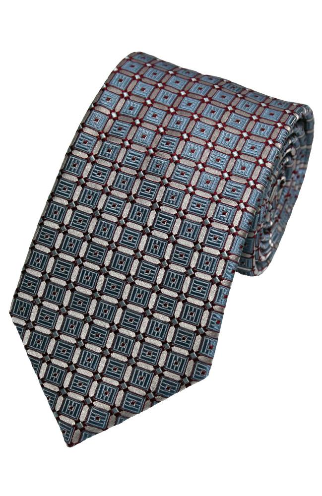 Squares Silk-Blend Tie