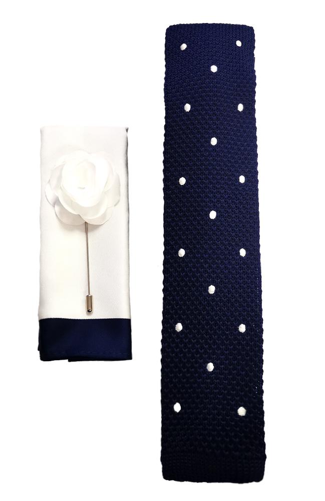 Knitted Tie, Hank And Pin Set