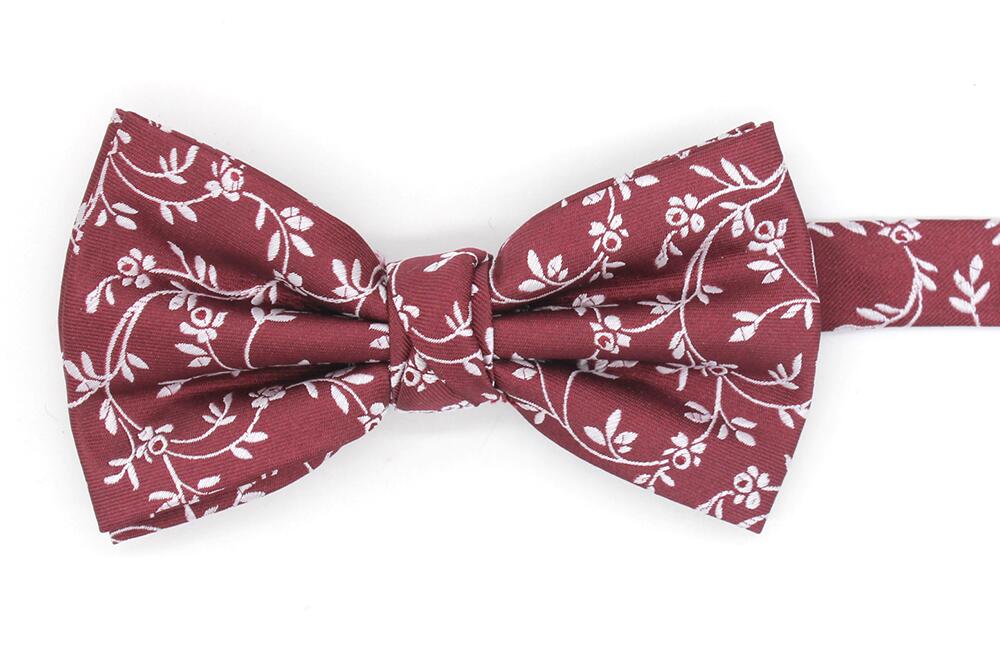 Mix-and-Match Leafy Floral Bow Tie
