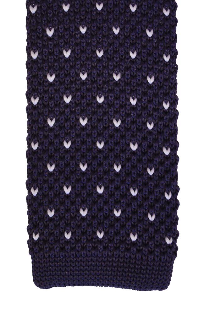 Mini Chevron Knitted Tie
