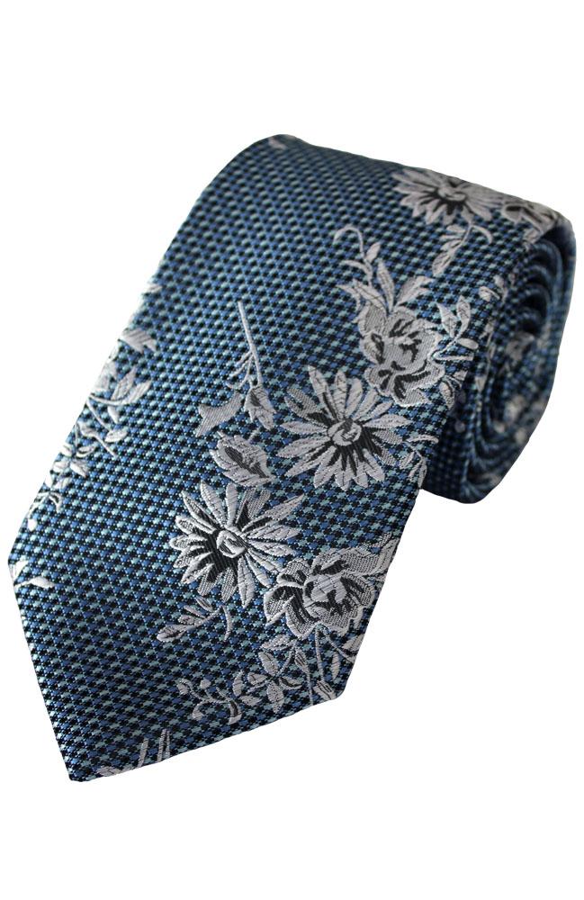 Floral Texture Tie