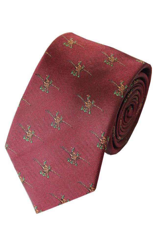 Pheasant Silk Tie