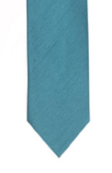 Boys Plain Shantung Tie