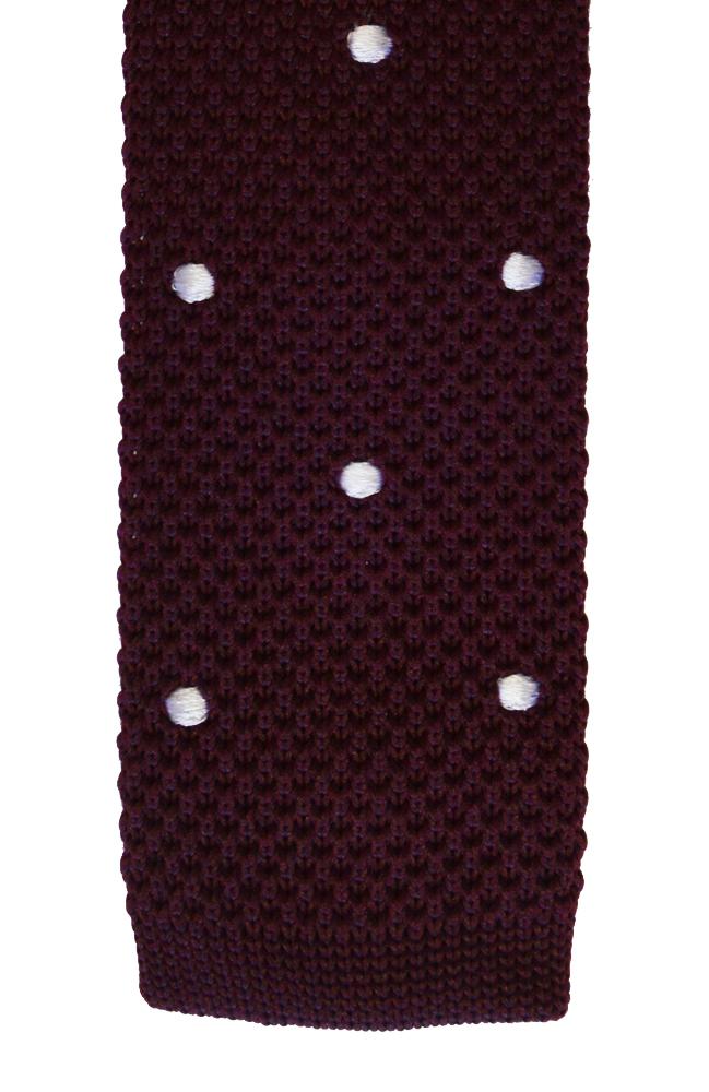 Spot Knitted Tie