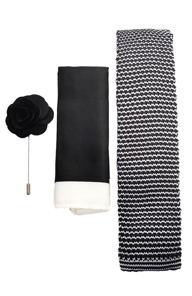 Knitted Tie, Hank And Pin Set
