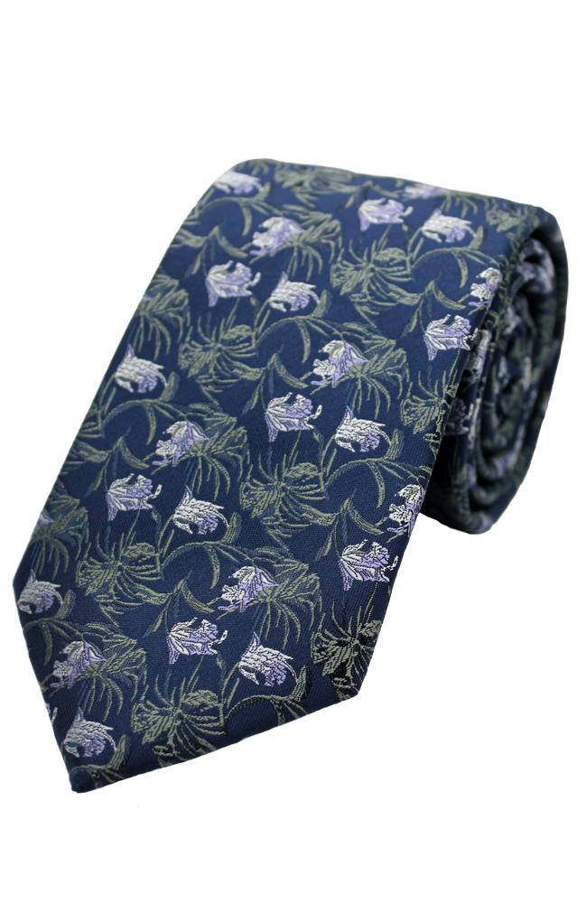Art Deco Floral Tie