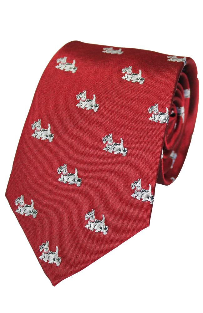 Westie Dog Silk Tie