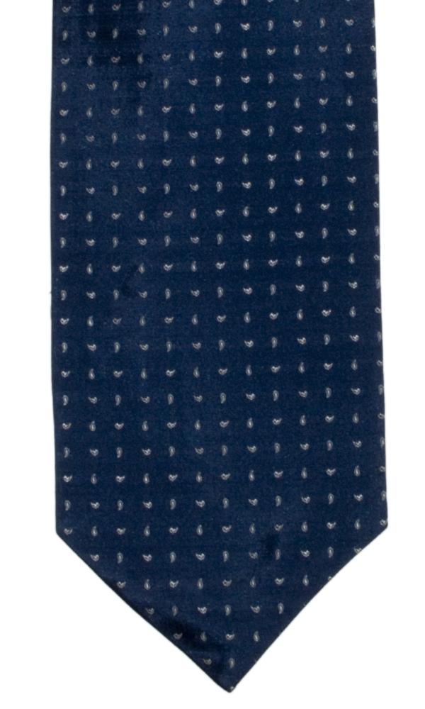 Mini Paisley Silk Woven Cravat