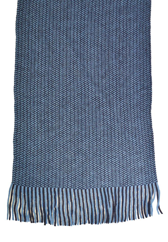 Semi-Plain Knit Scarf