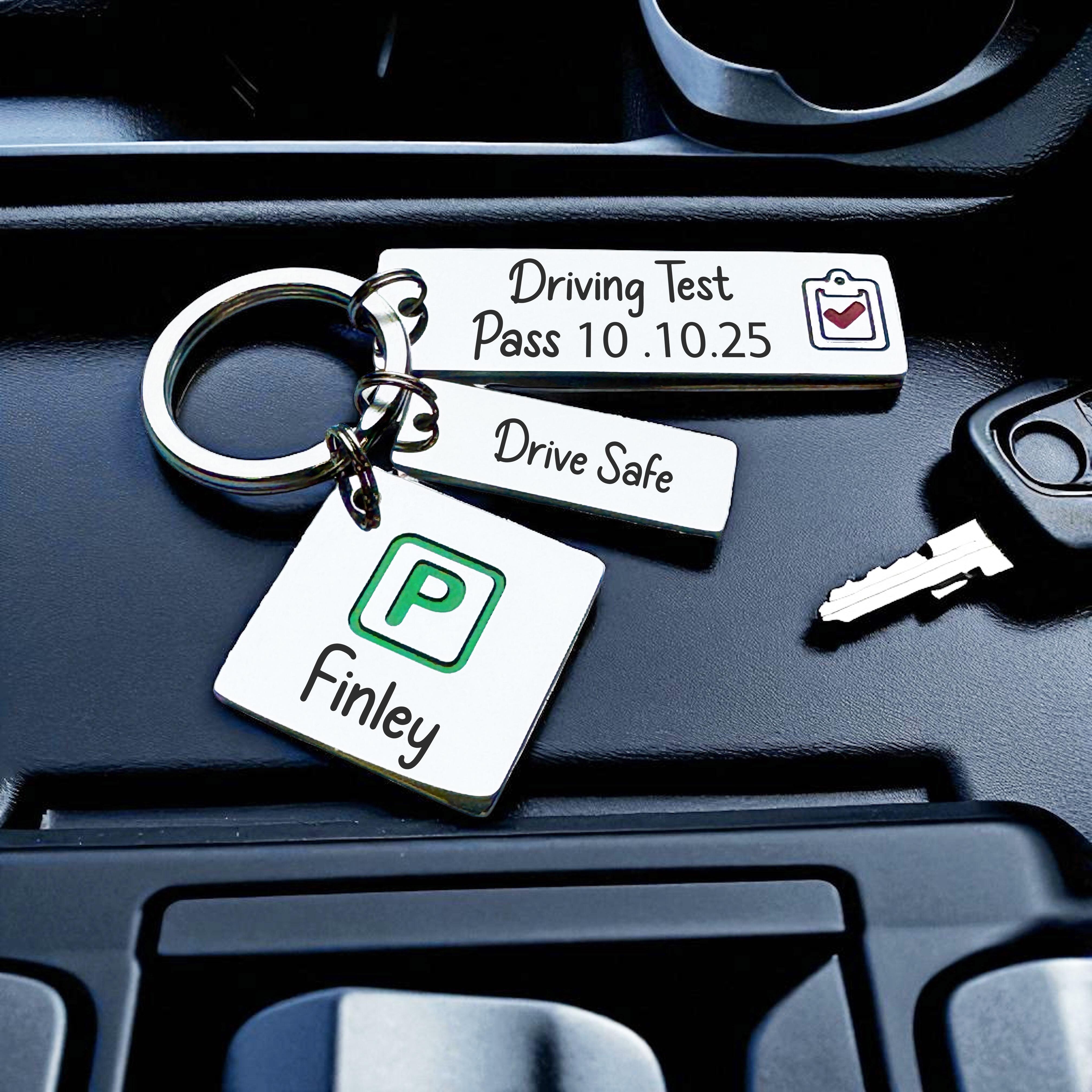 WTOPP Braccialetto portachiavi con scritta Passed Driving Test con angelo, idea regalo per 16 persone