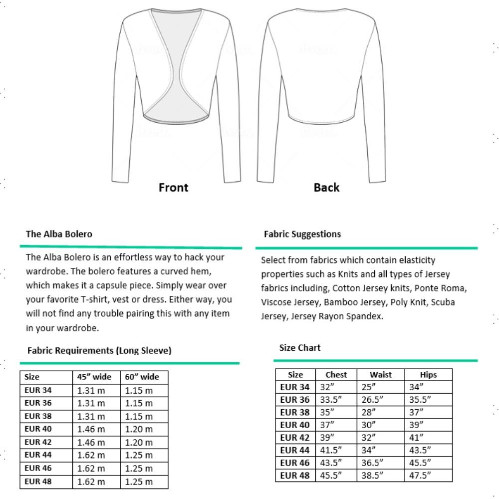 Alba Bolero PDF Pattern alba-bolero-pdf-pattern