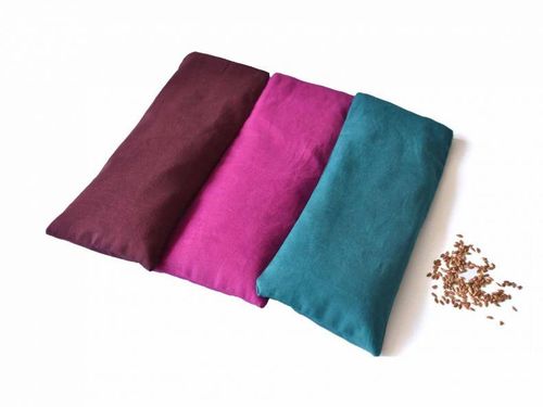 unscented yoga united linseed filled relaxation meditation eye pillow